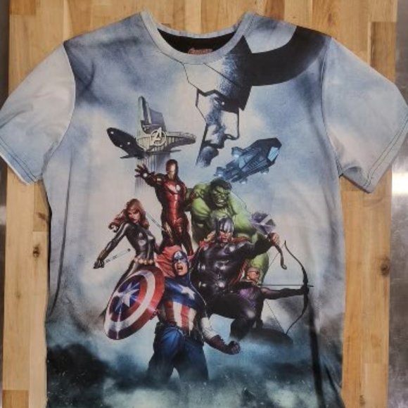 MARVEL Avengers Age of Ultron Movie T Shirt MARVEL Comics Size LARGE - Picture 1 of 5
